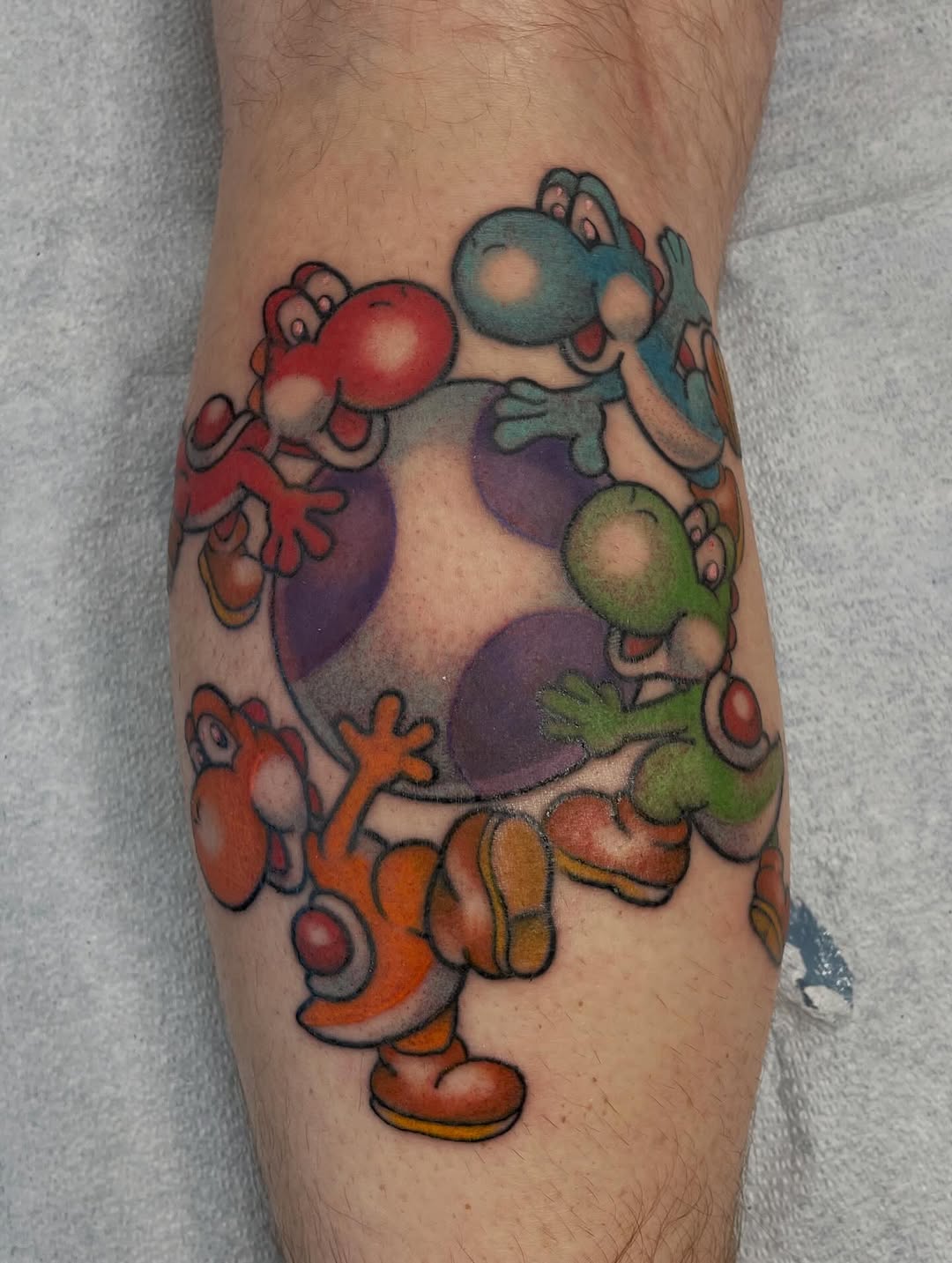 Tattoo by @tattoosbyfinno — new_school, anime