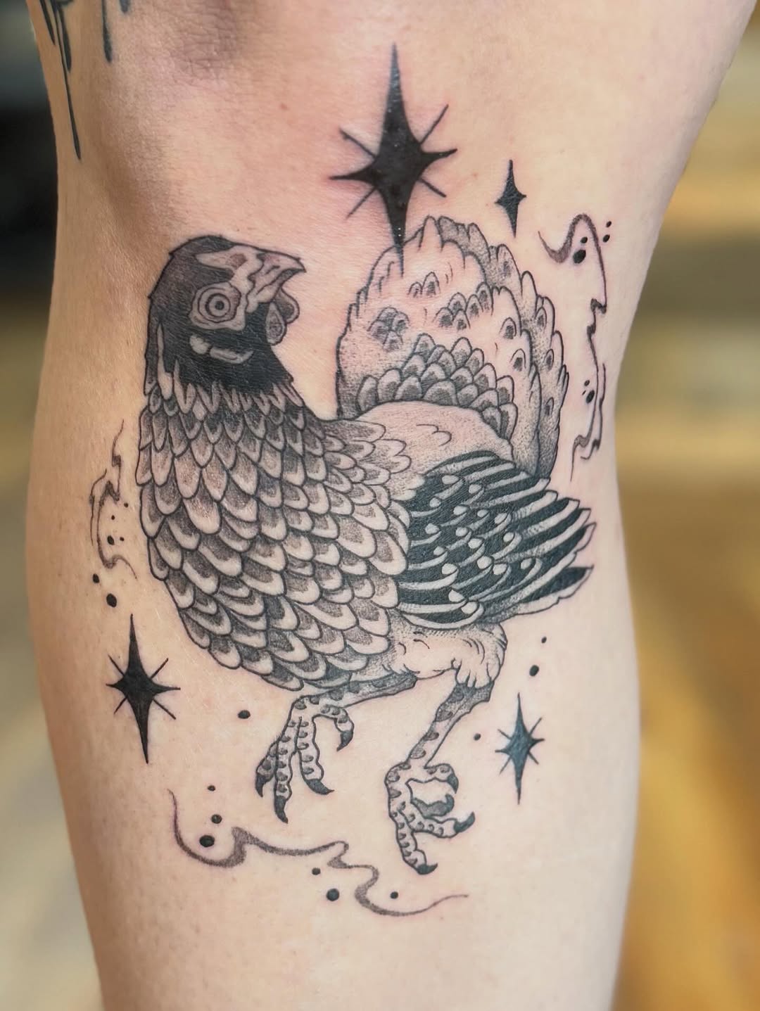 Tattoo by @katiestacytattoo — blackwork