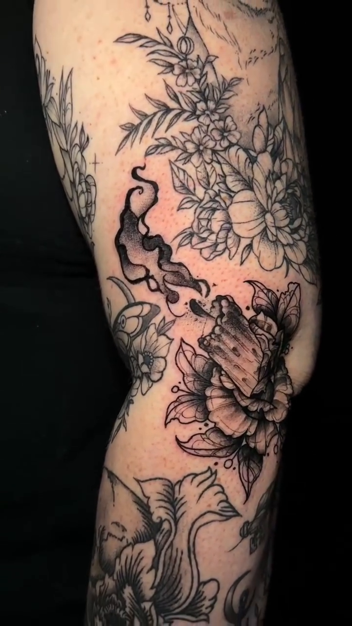 Tattoo by @paper.n.pins — black_and_grey, realism