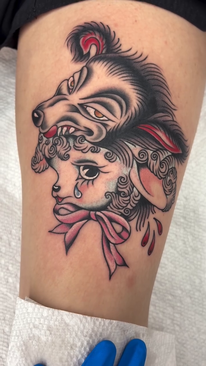 Tattoo by @noritattoos — new_school