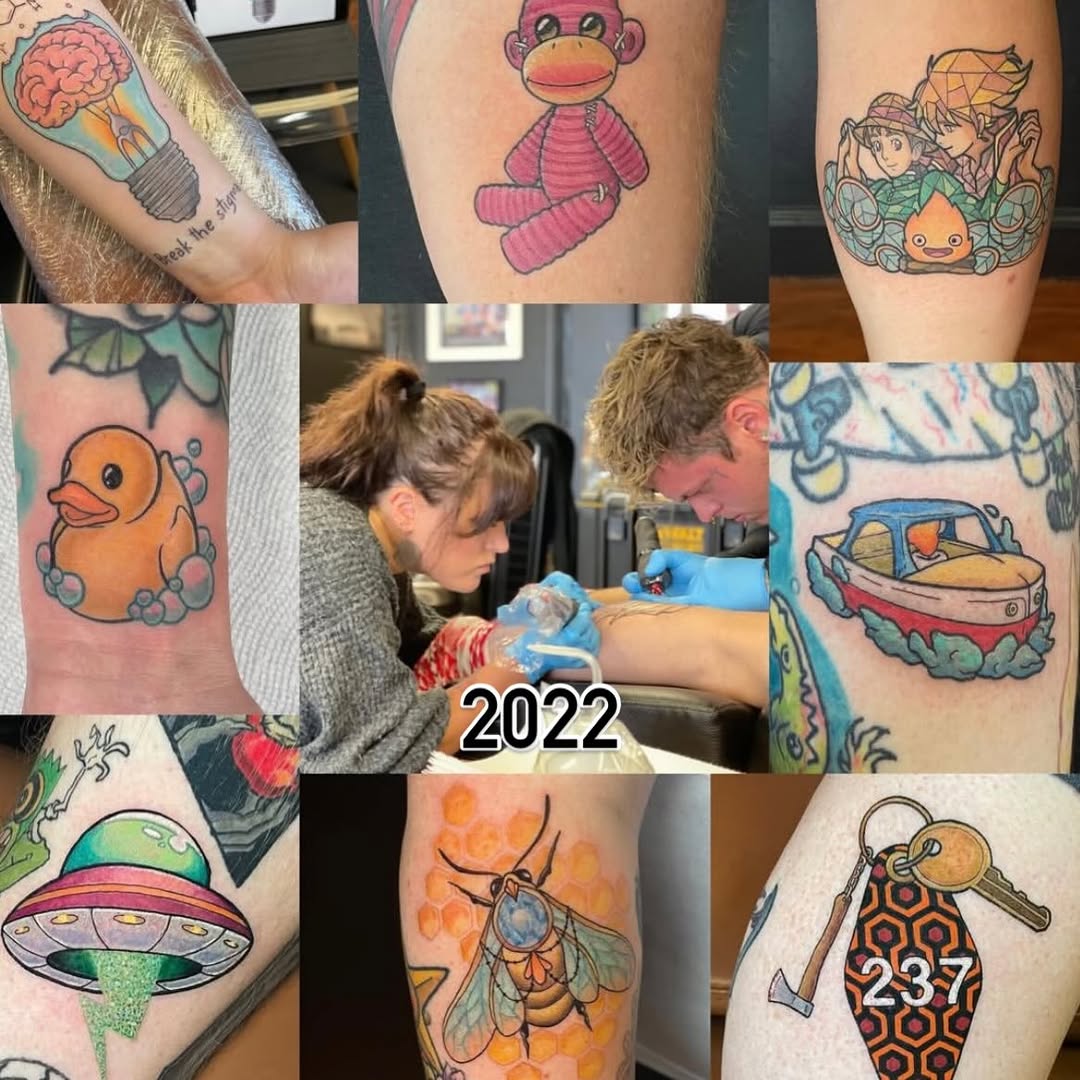 Tattoo by @thekaityfacetattoos — new_school, illustrative