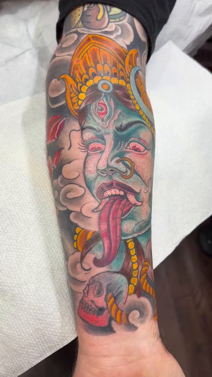 Tattoo by @rollhardy — japanese_irezumi, black_and_grey