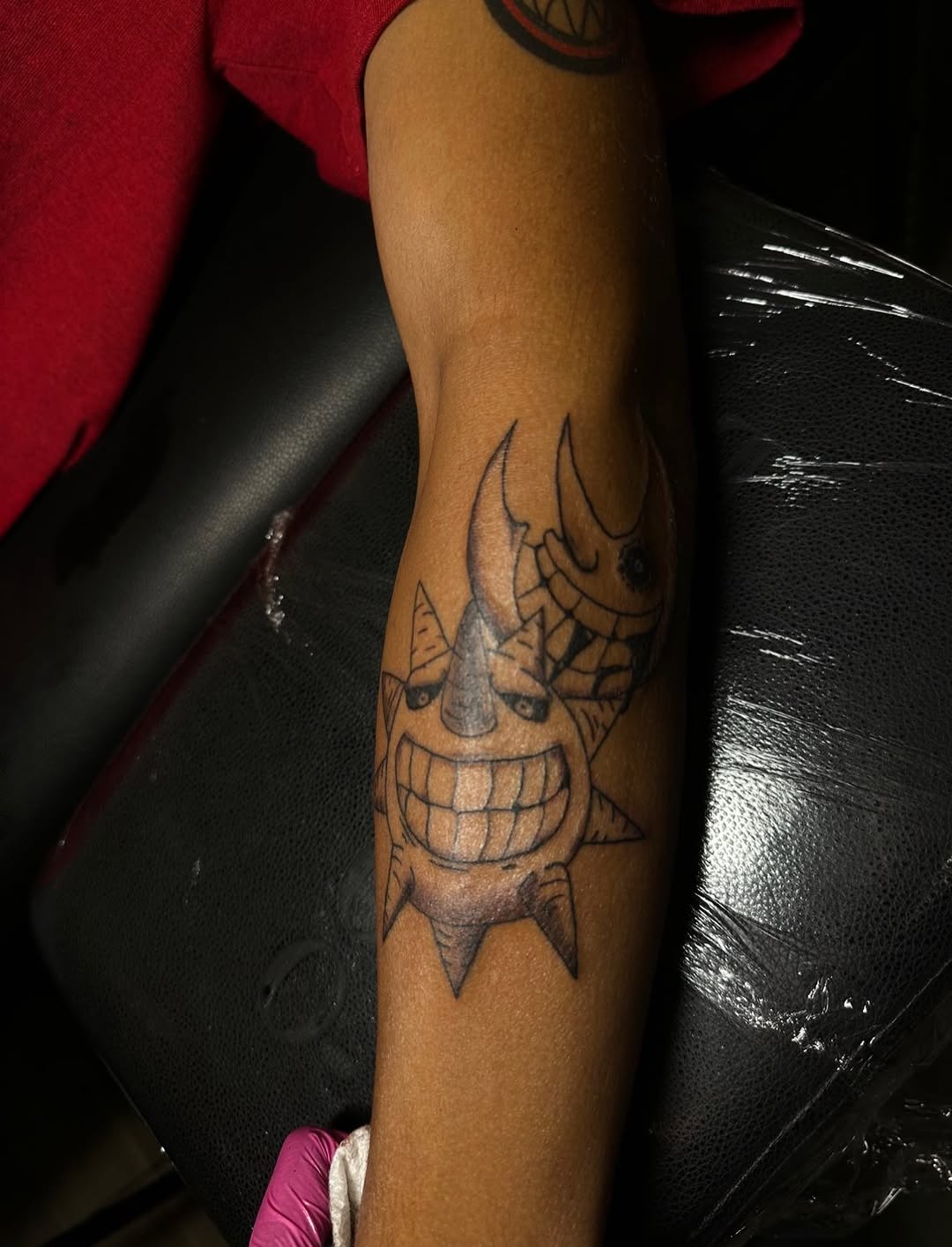 Tattoo by @lupita_inkk — anime
