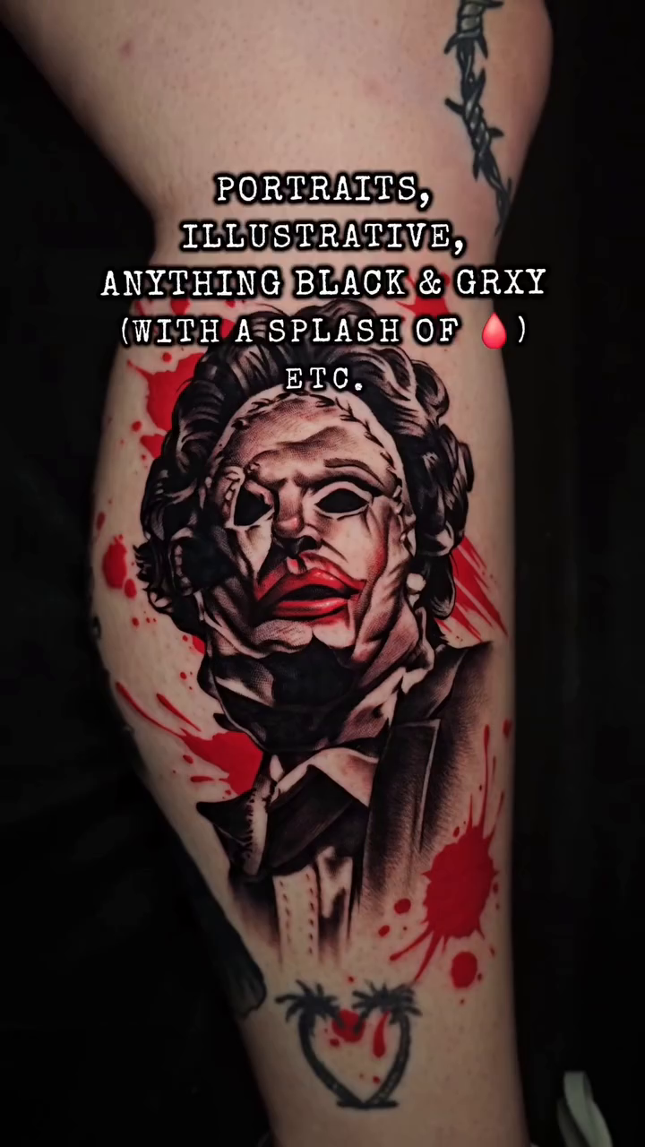 Tattoo by @grxy.tattoo — realism, trash_polka