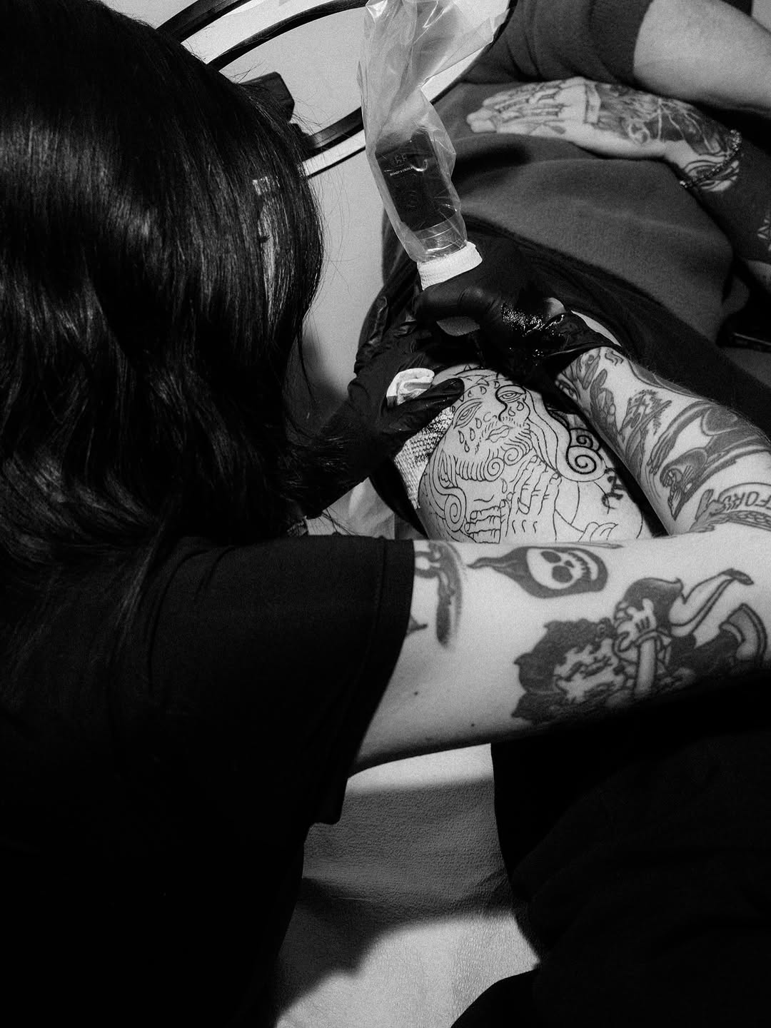 Tattoo by @gabagooltattoos โ japanese_irezumi, blackwork