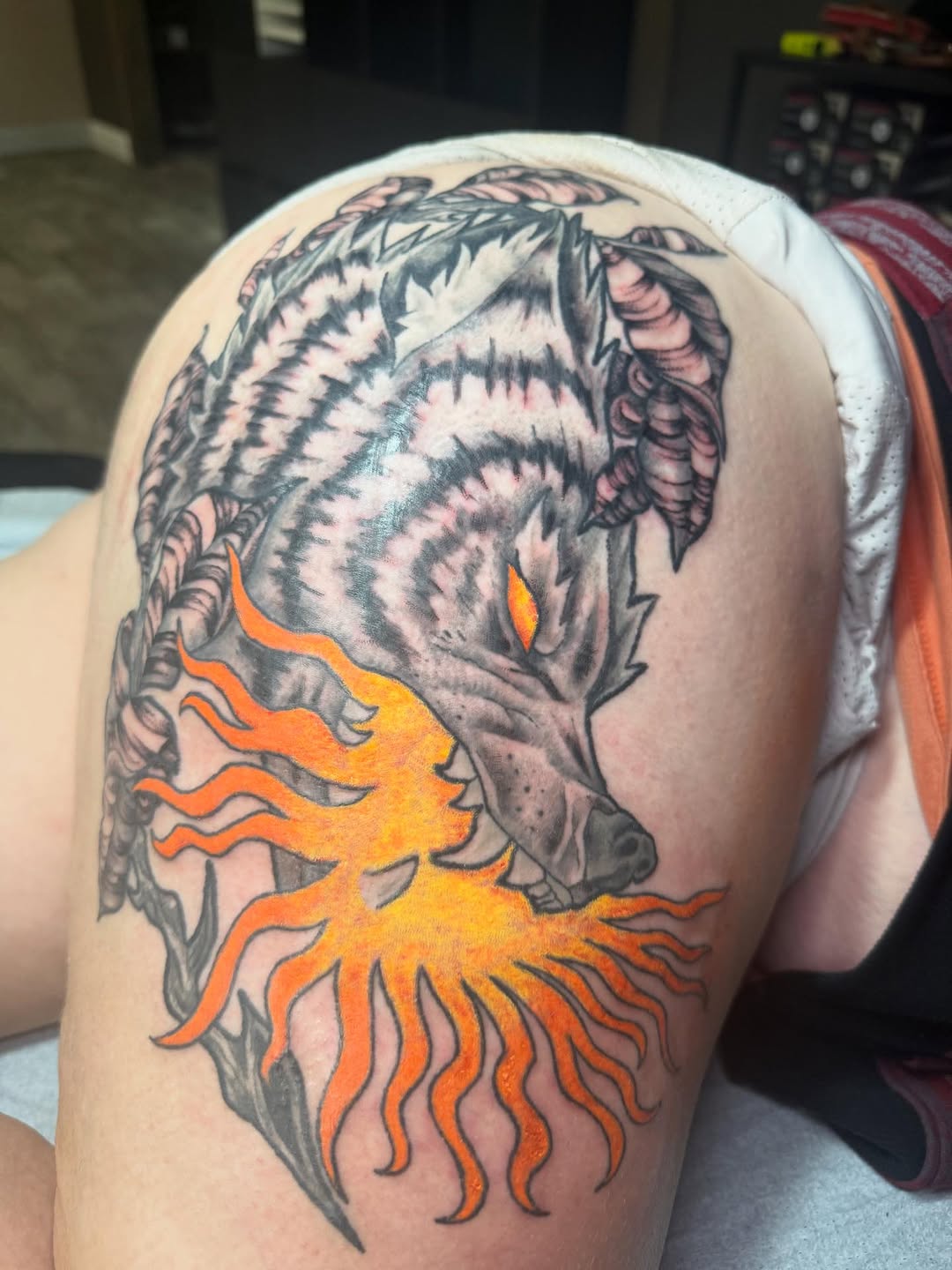 Tattoo by @d3athlore — realism, black_and_grey