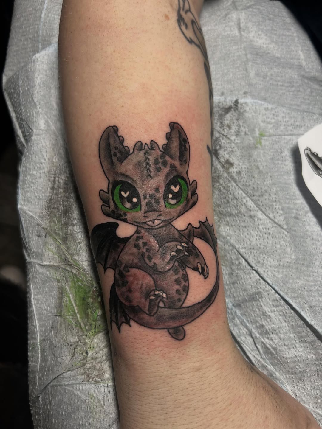 Tattoo by @d3athlore — new_school, anime