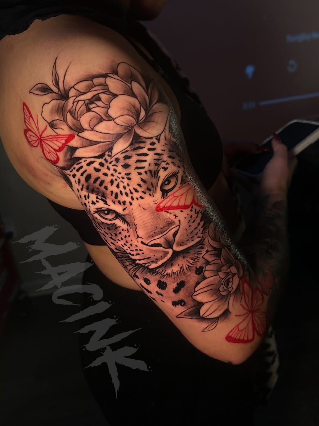 Tattoo by @macink__ — realism, black_and_grey