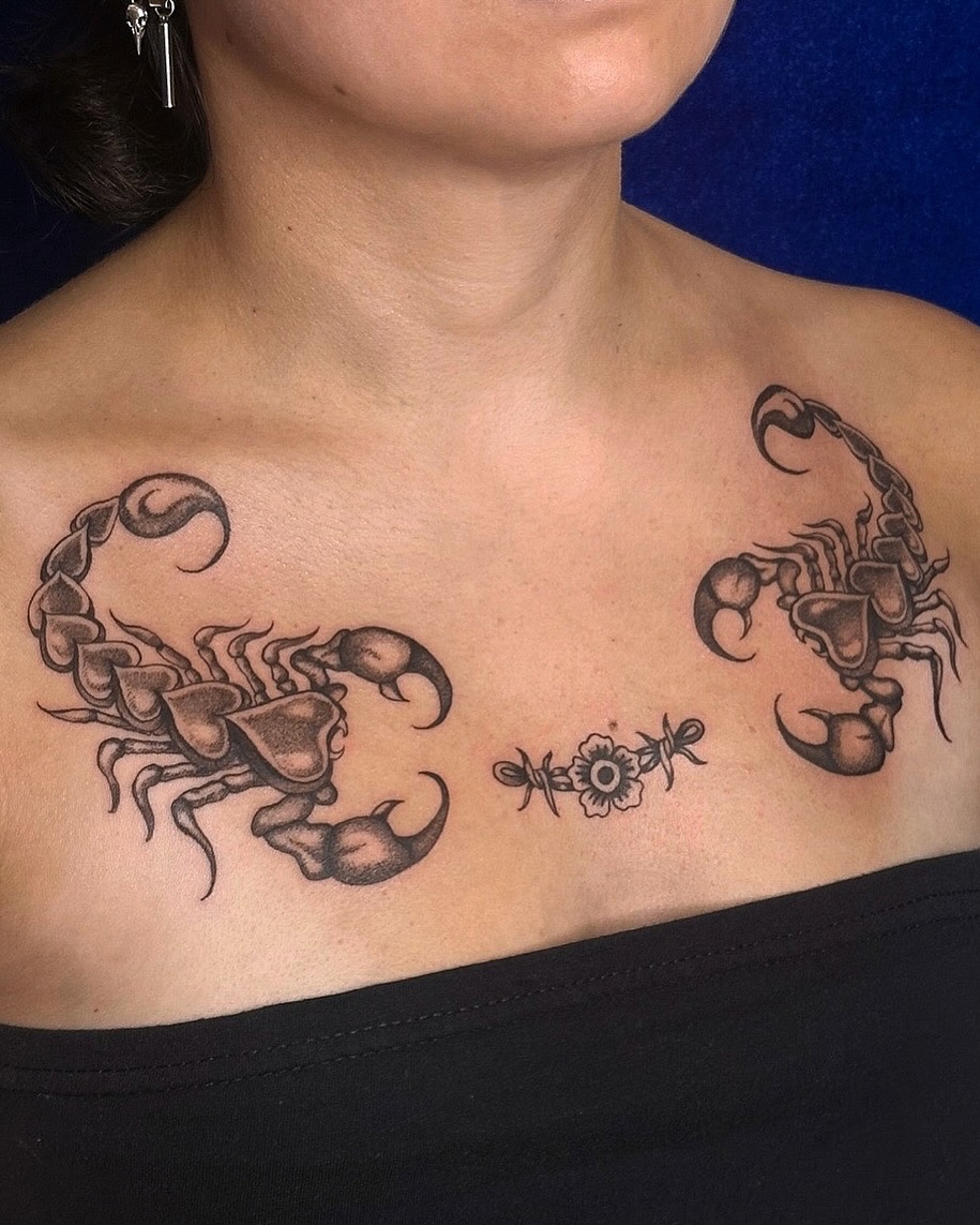 Tattoo by @tatz_doll โ black_and_grey