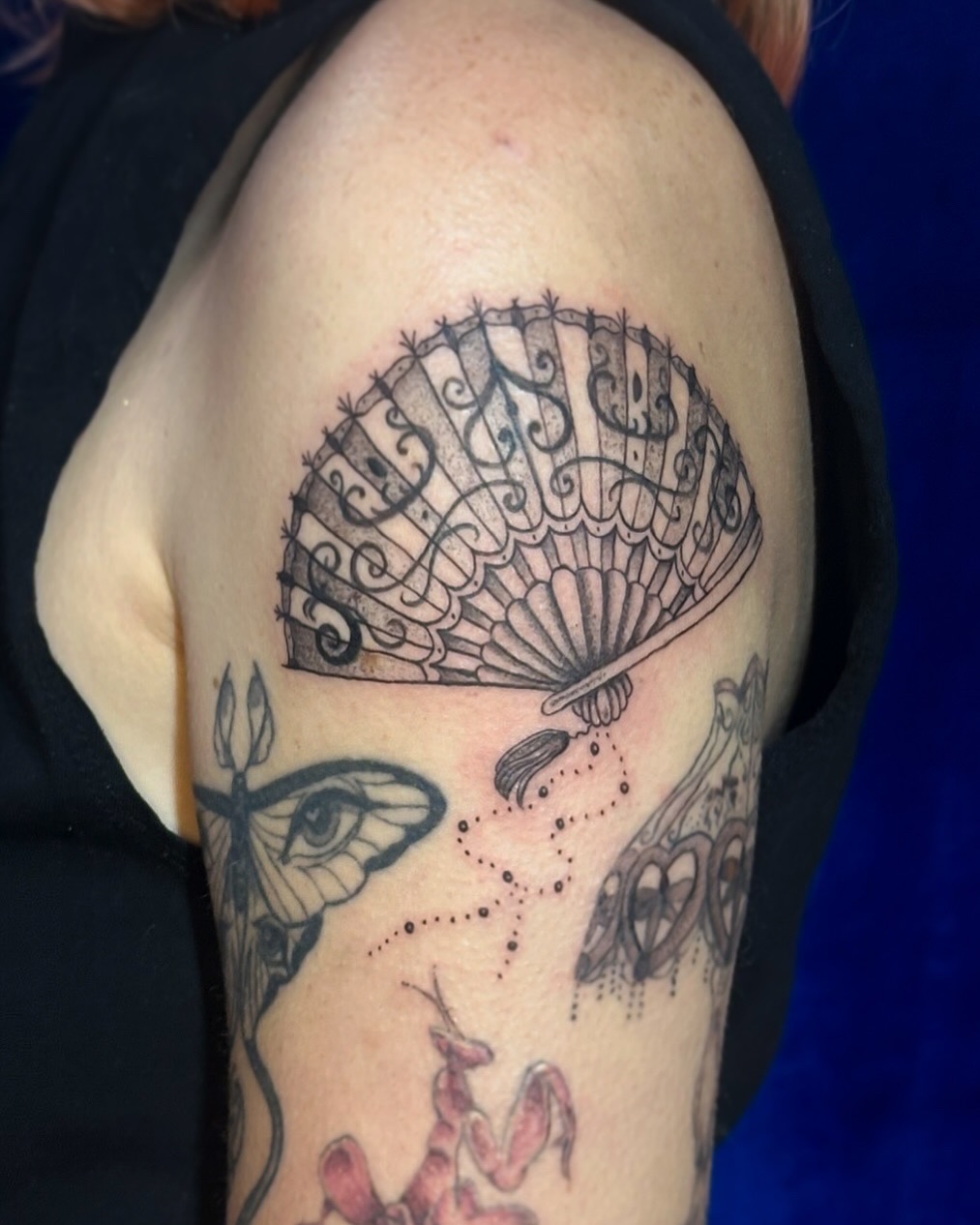 Tattoo by @tatz_doll โ blackwork, ornamental