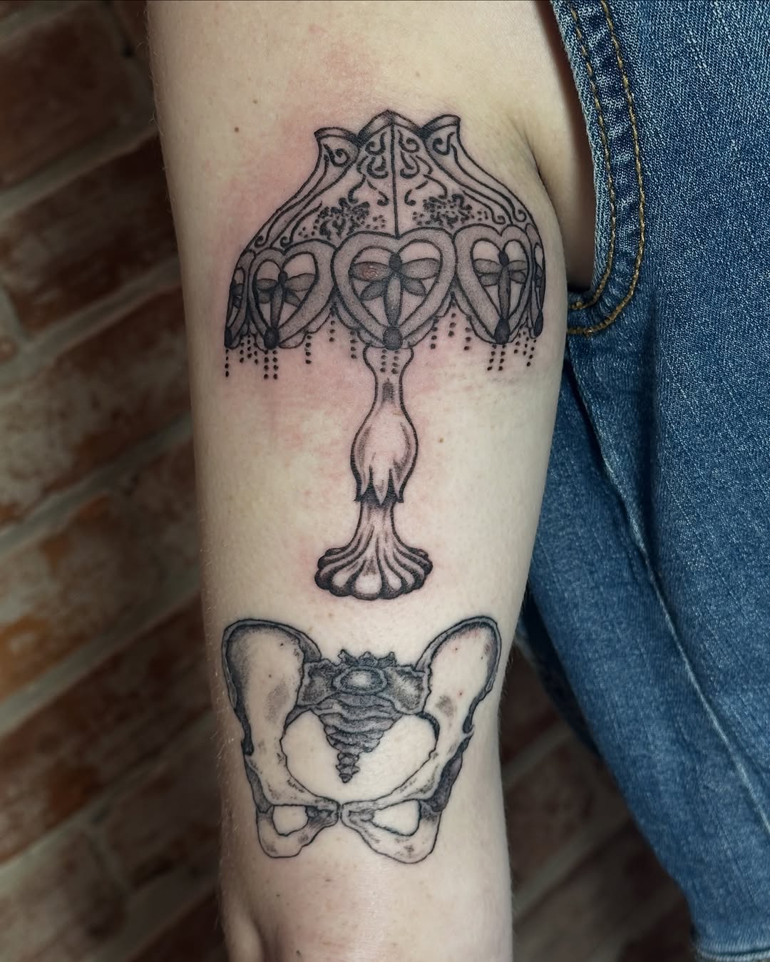 Tattoo by @tatz_doll โ black_and_grey