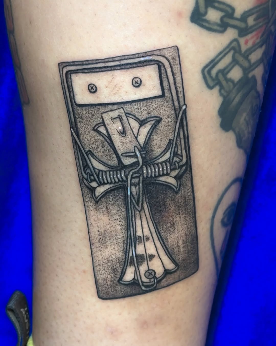 Tattoo by @tatz_doll โ blackwork