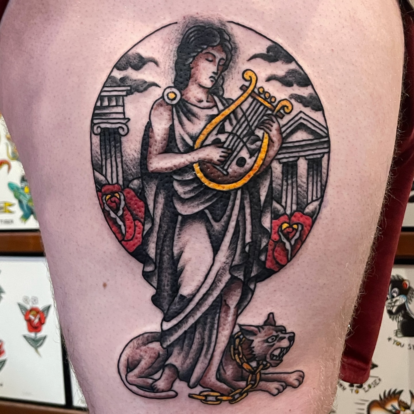 Tattoo by @zoku.tat2 — american_traditional, black_and_grey