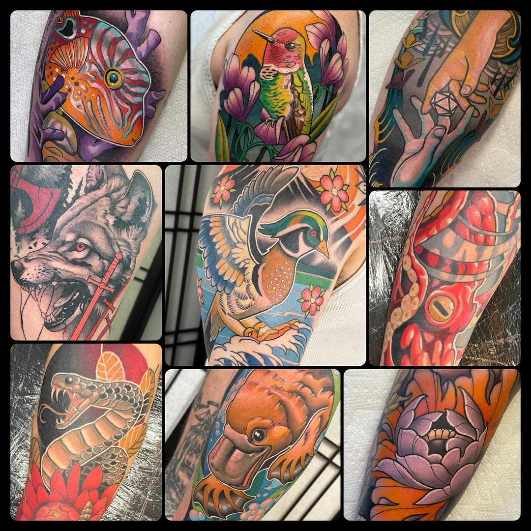 Tattoo by @fortunate_flesh — illustrative, realism