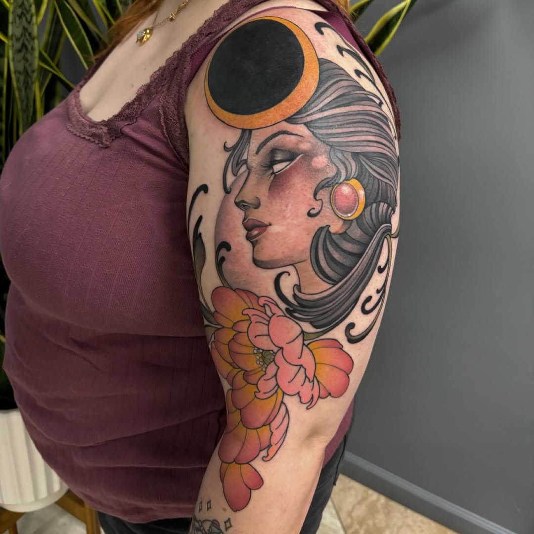 Tattoo by @andifitztattoo — neo_traditional, black_and_grey