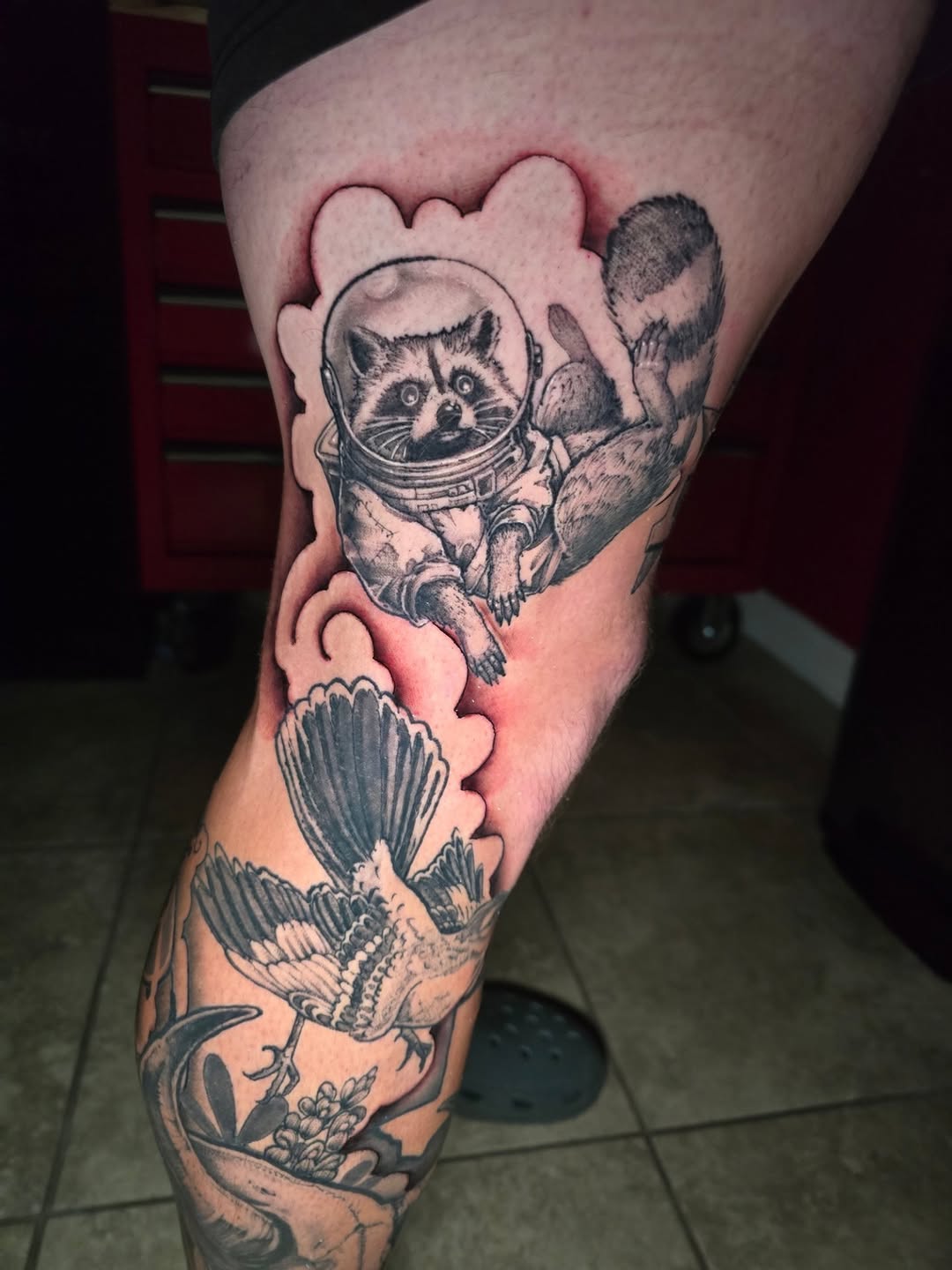 Tattoo by @samlg.tattoo — realism, black_and_grey