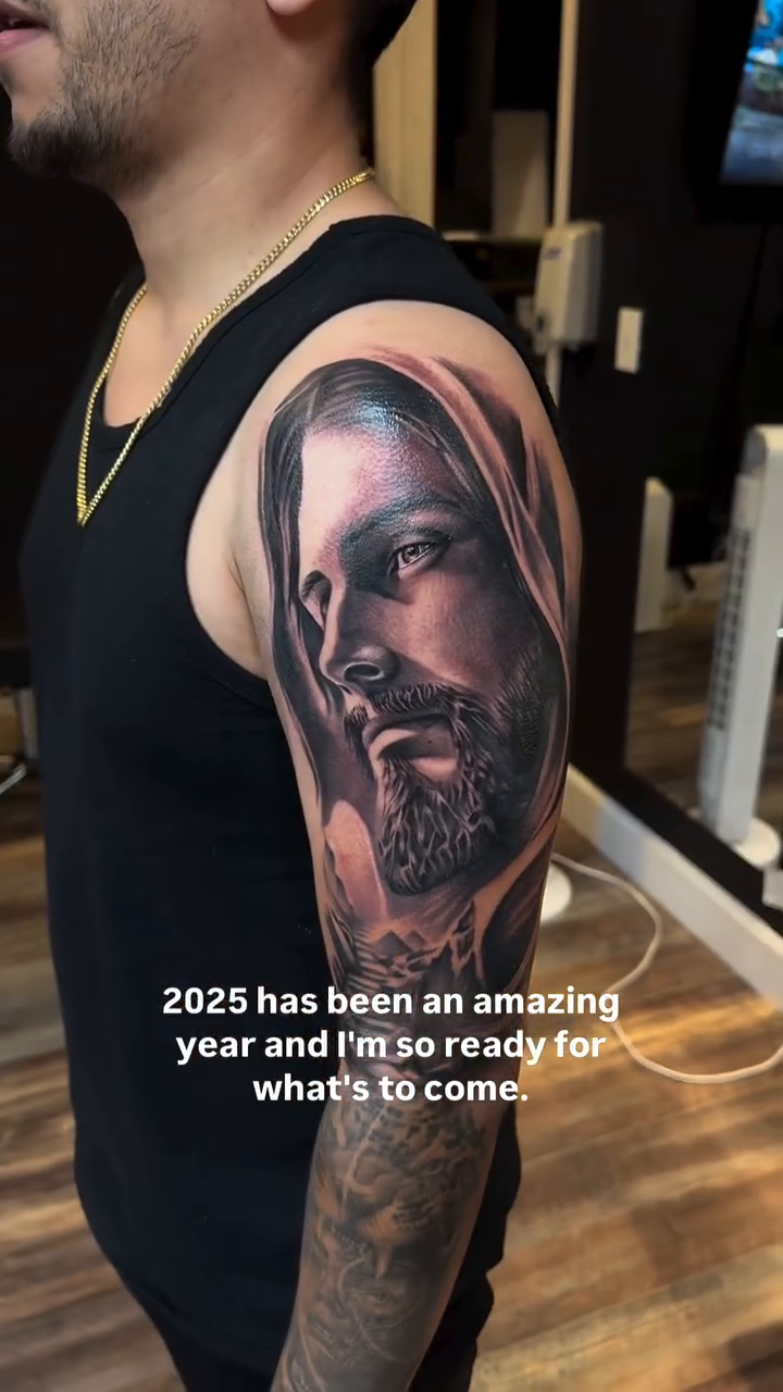 Tattoo by @kiddo_tats — realism, black_and_grey