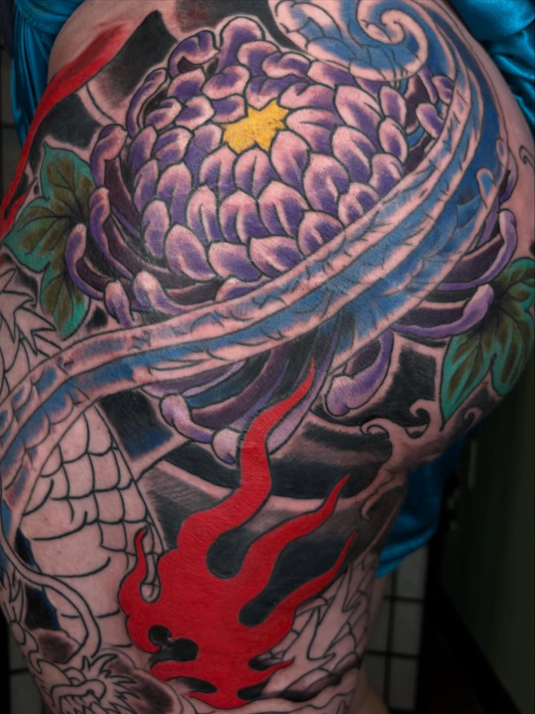 Tattoo by @messa.tattoo — japanese_irezumi, blackwork