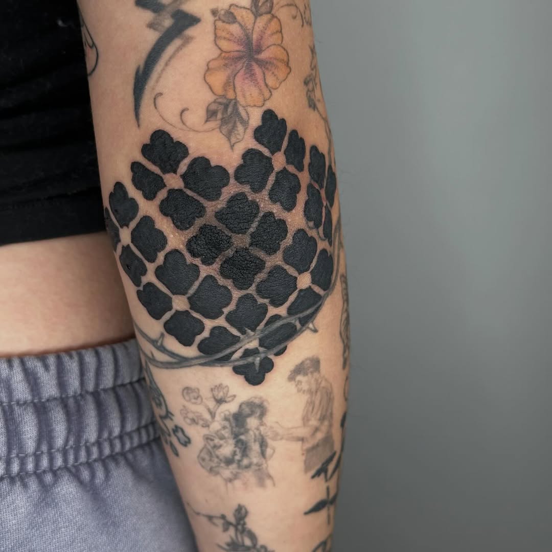 Tattoo by @good.boi.ink — blackwork