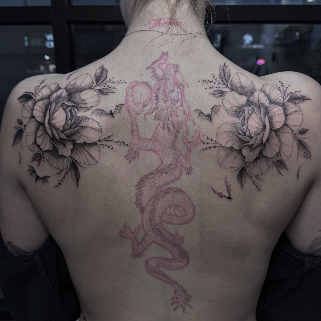 Tattoo by @ink.booo โ black_and_grey, illustrative