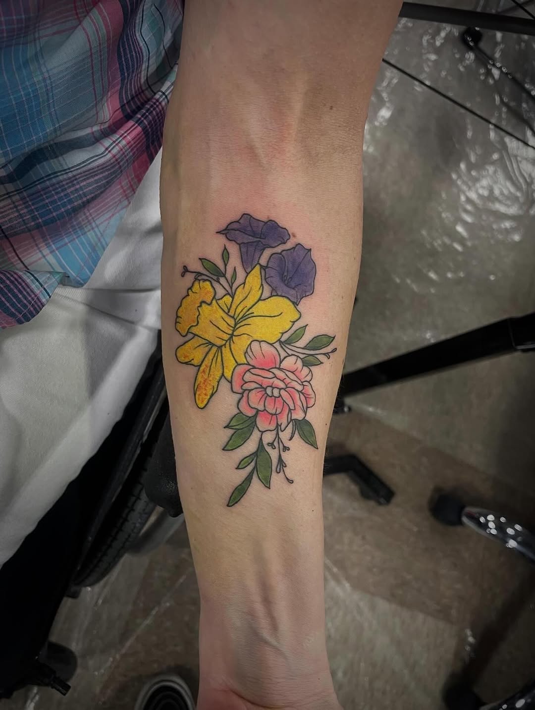 Tattoo by @scare_bear_tattoos — watercolor