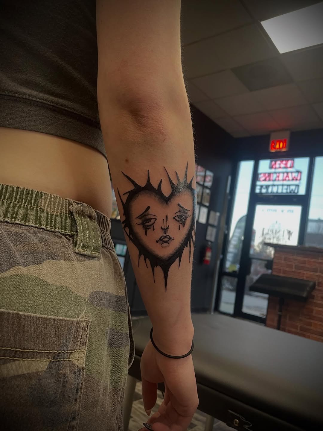 Tattoo by @scare_bear_tattoos — blackwork