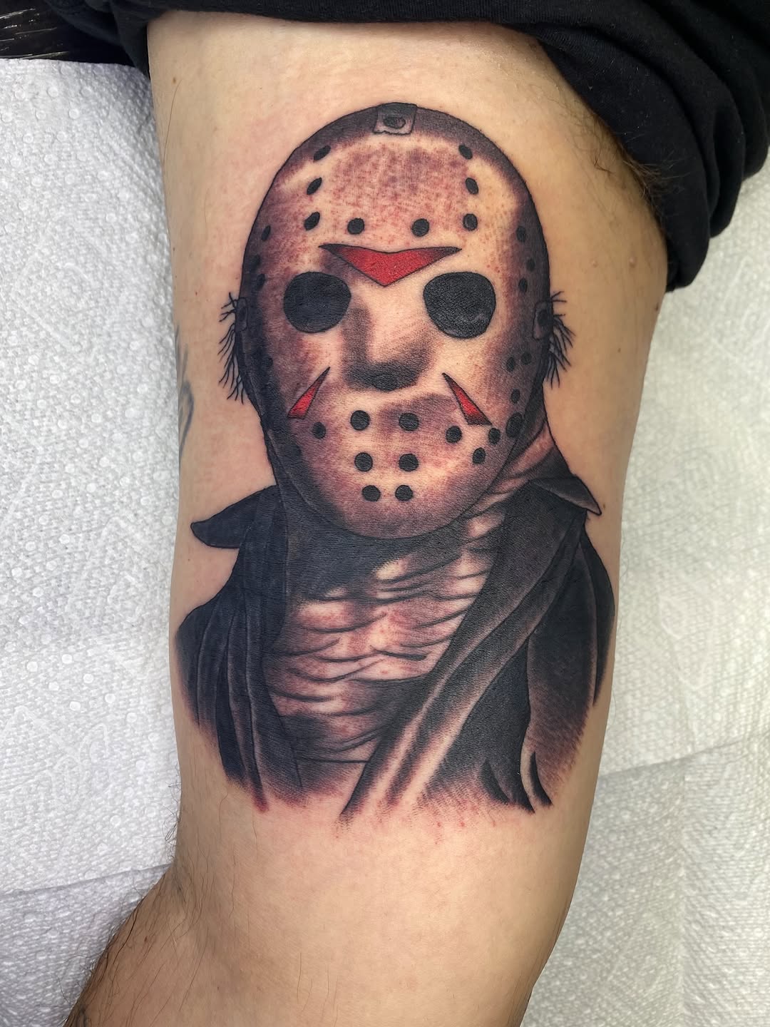 Tattoo by @aaronmasterstattoos — realism, dark_realism