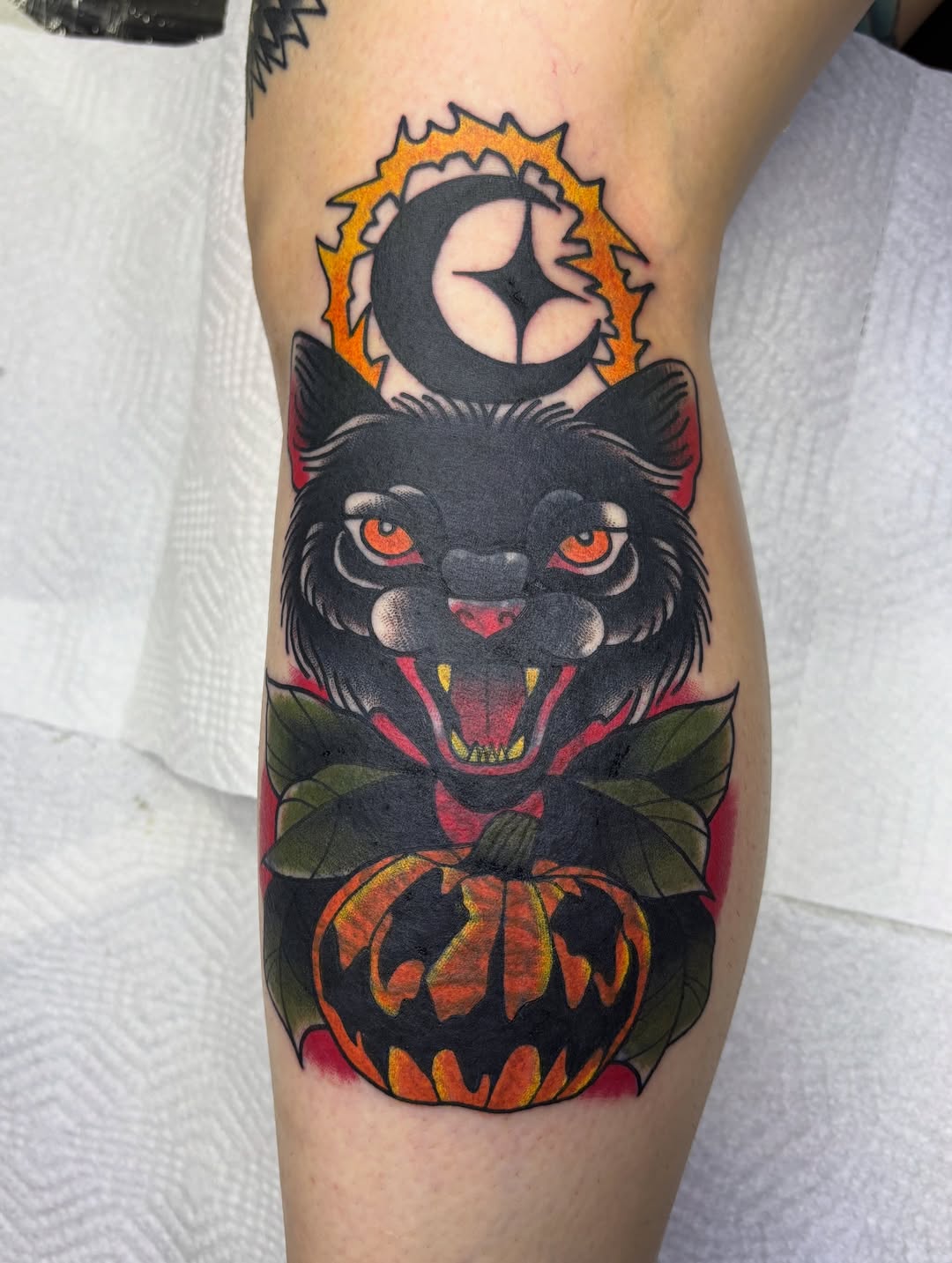 Tattoo by @aaronmasterstattoos — american_traditional, illustrative