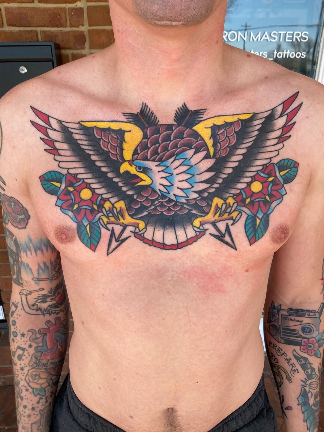 Tattoo by @aaronmasterstattoos — american_traditional, illustrative