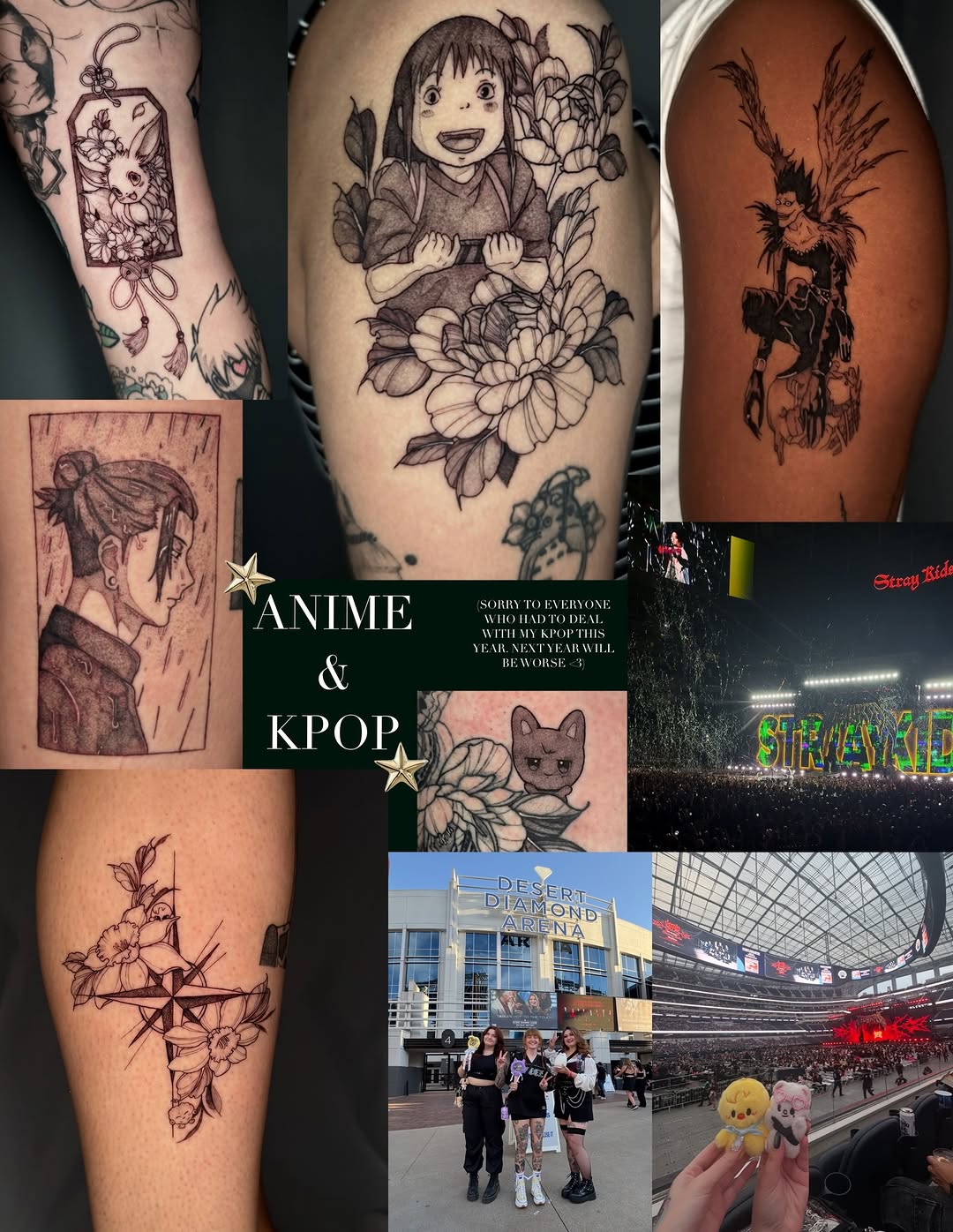 Tattoo by @gill_tattoos — anime, black_and_grey