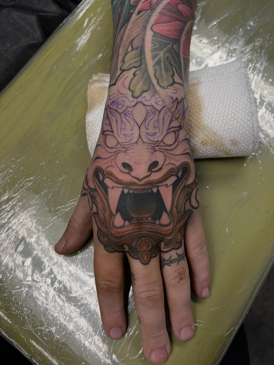 Tattoo by @howboutjesse_tattoos โ japanese_irezumi, black_and_grey