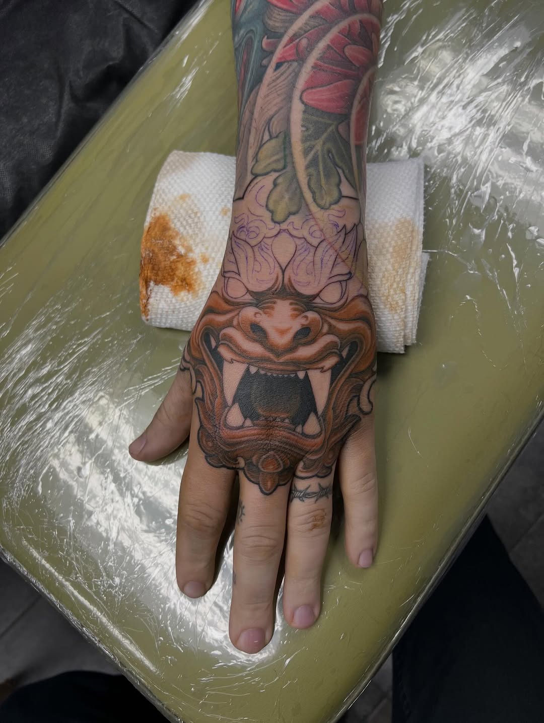Tattoo by @howboutjesse_tattoos โ japanese_irezumi, black_and_grey