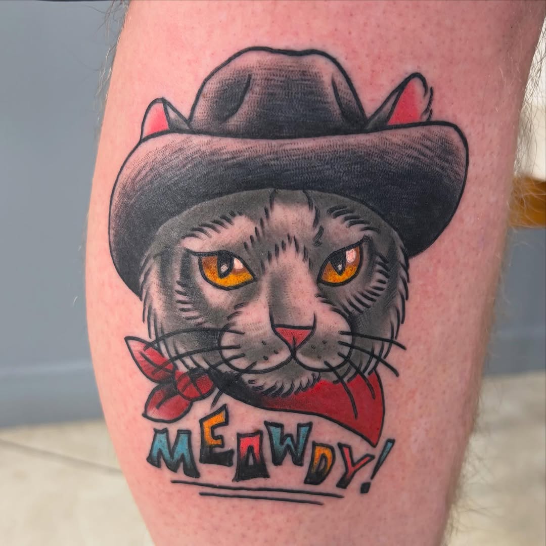 Tattoo by @garrettxjerome โ american_traditional, lettering_script