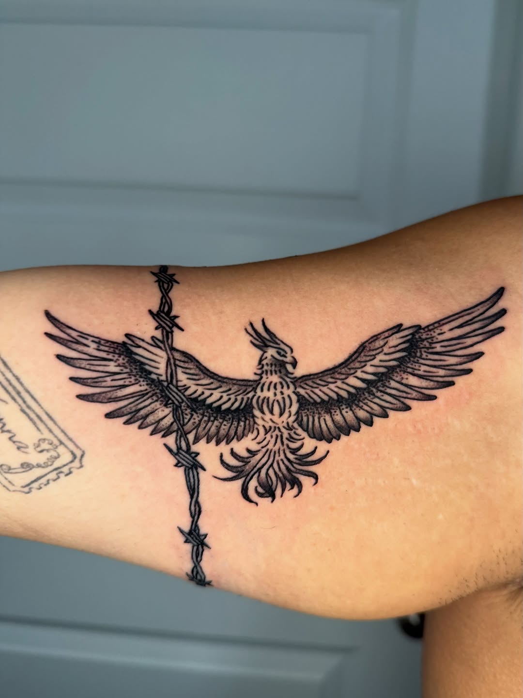 Tattoo by @fromfinlandwithluv — black_and_grey