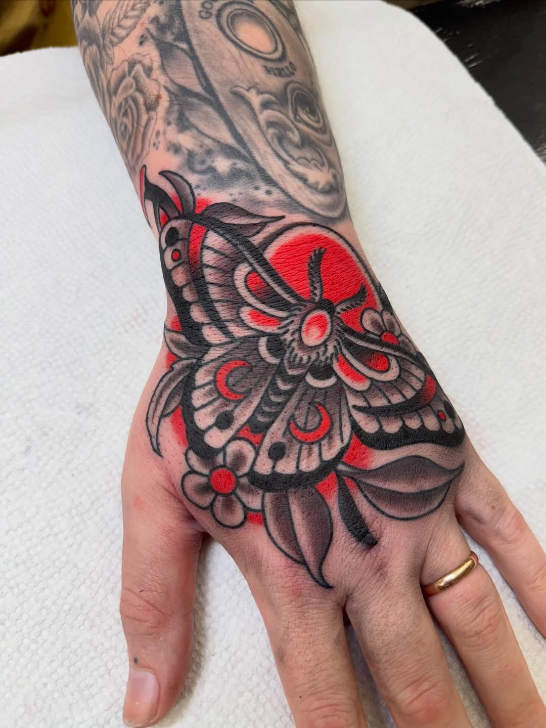 Tattoo by @etbennett_tattoo — american_traditional, black_and_grey