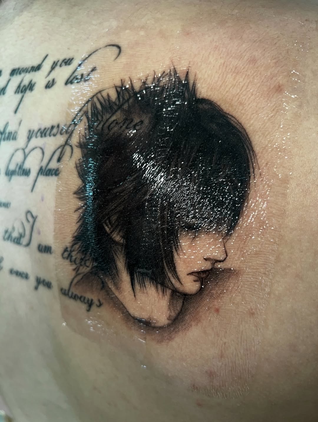 Tattoo by @anthnybr — black_and_grey