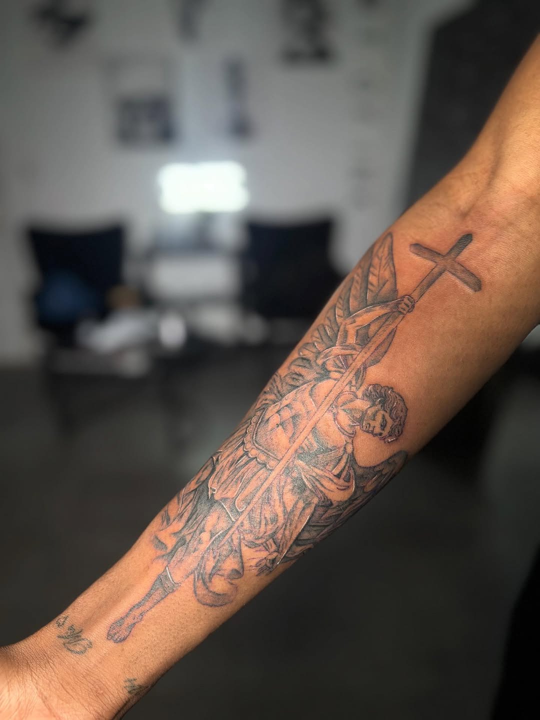 Tattoo by @shyluhv — realism, black_and_grey