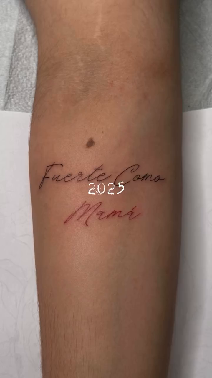 Tattoo by @picaflor.tattooer — lettering_script