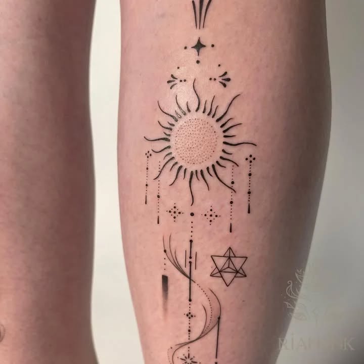 Tattoo by @bashiriannils — fine_line, geometric