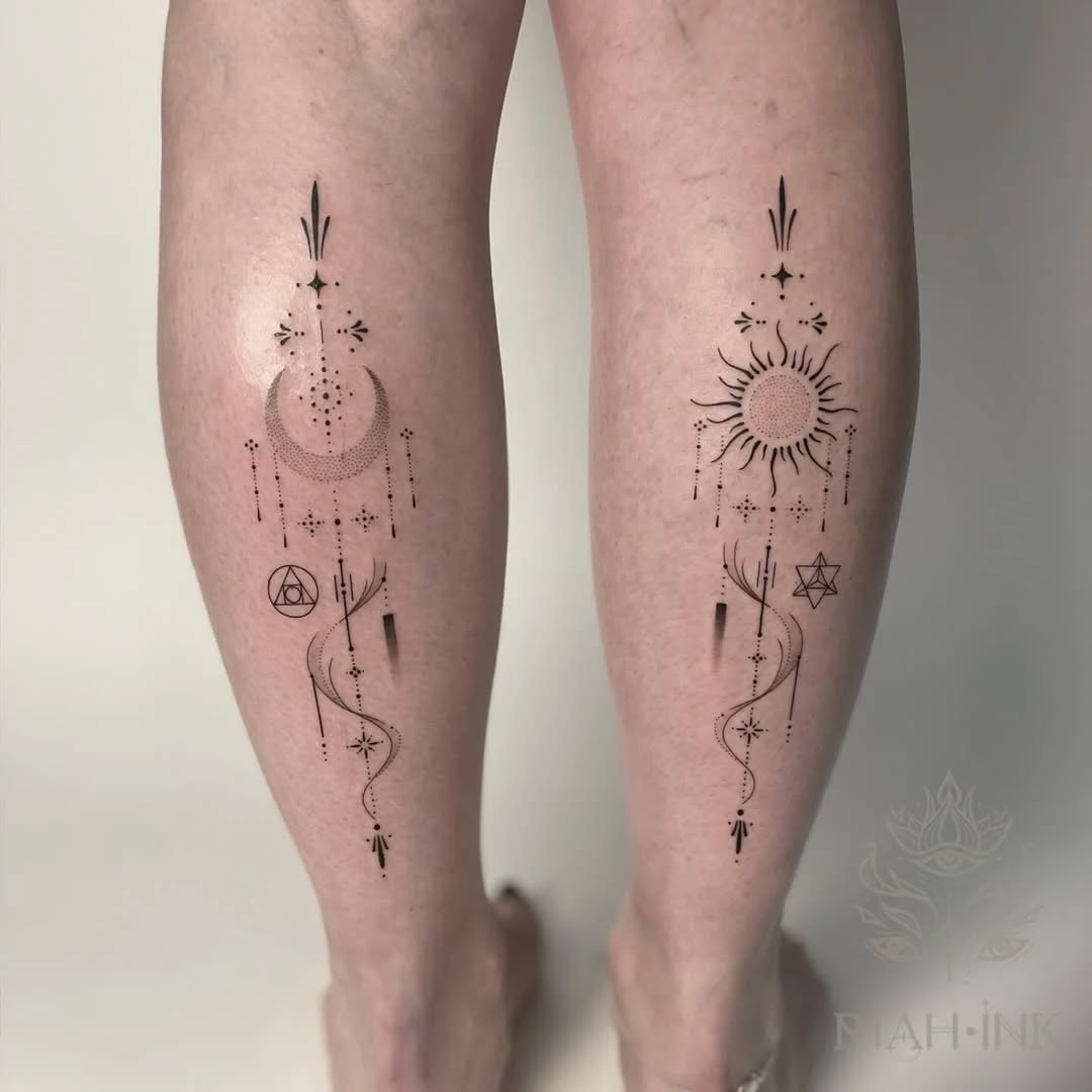 Tattoo by @bashiriannils — fine_line, geometric