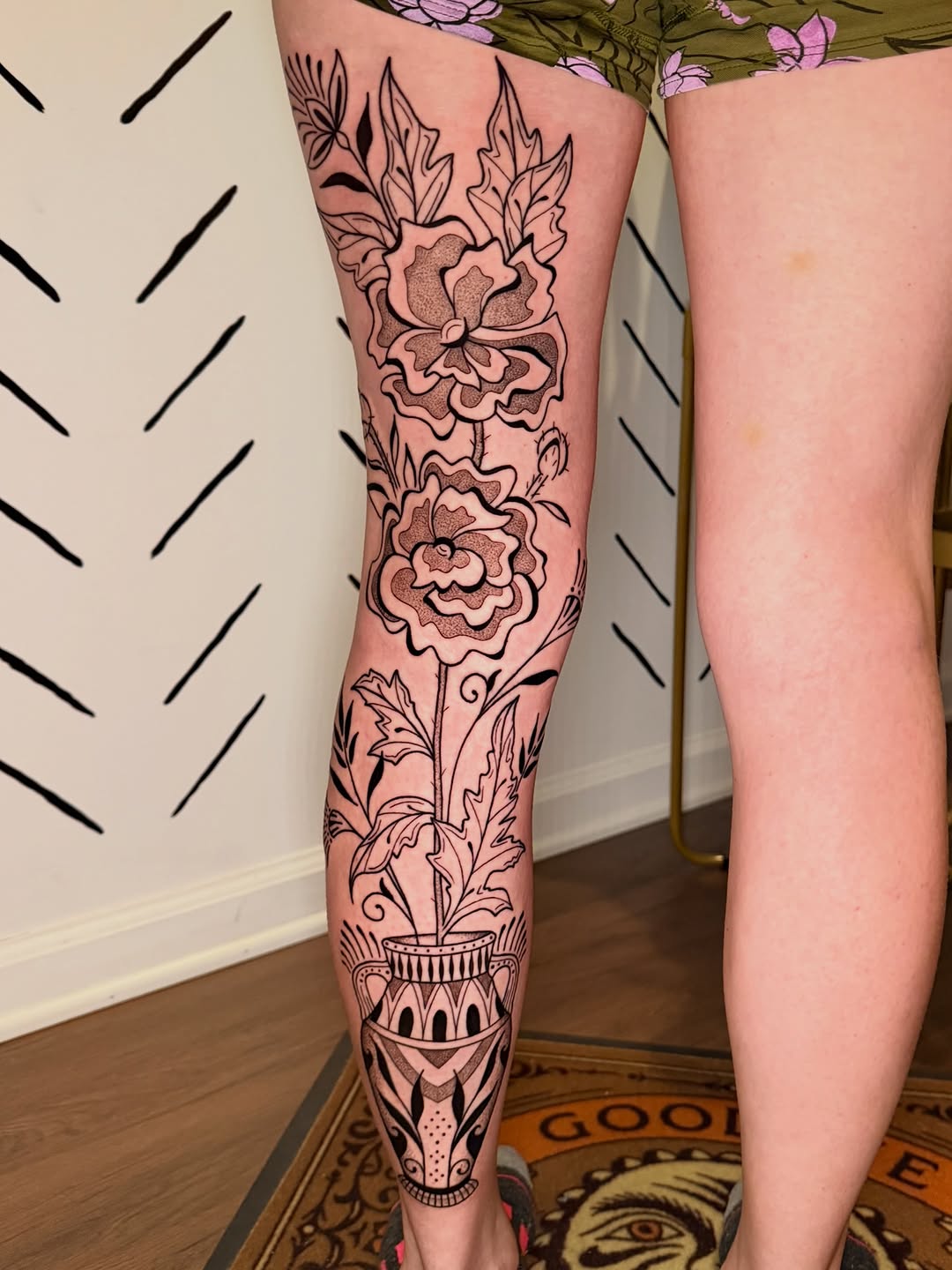 Tattoo by @staytruetat2 β illustrative, blackwork