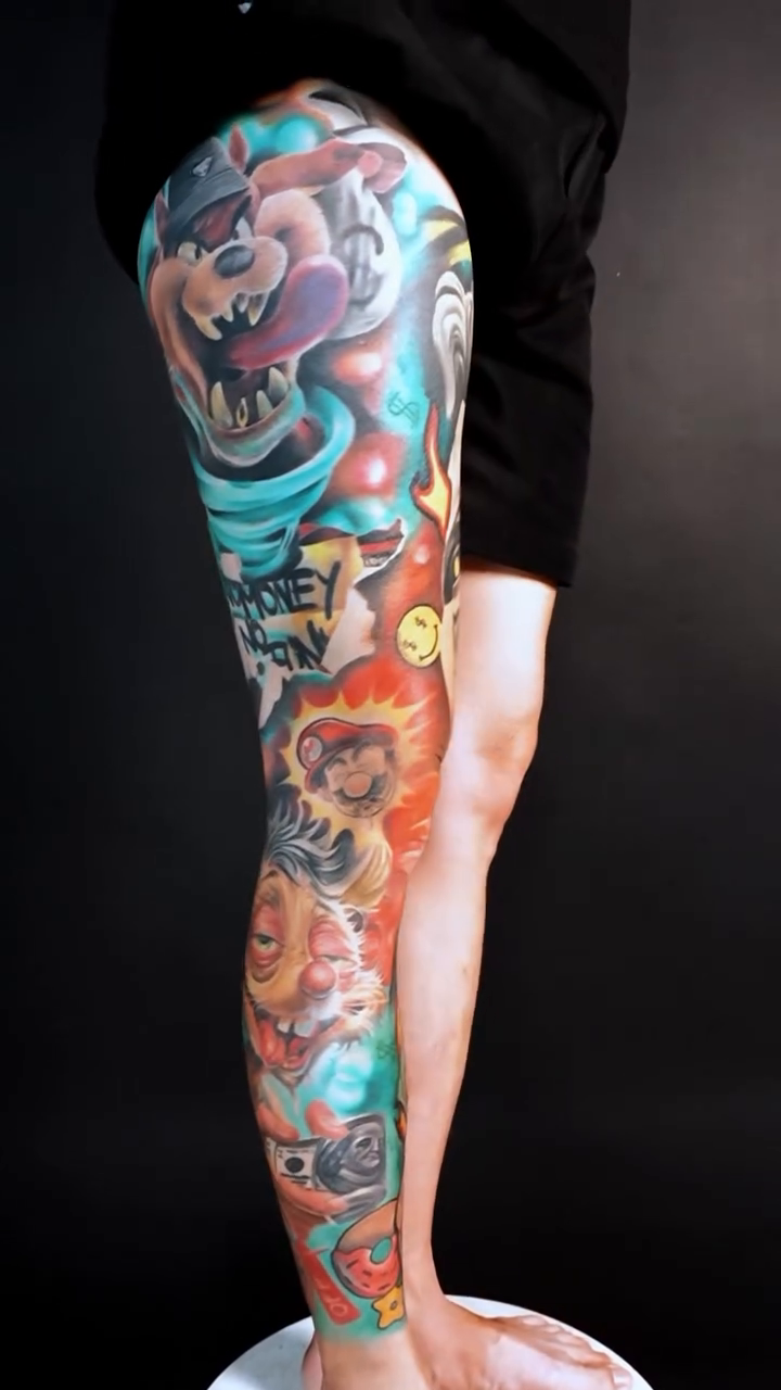 Tattoo by @yoshi.theink β realism, trash_polka