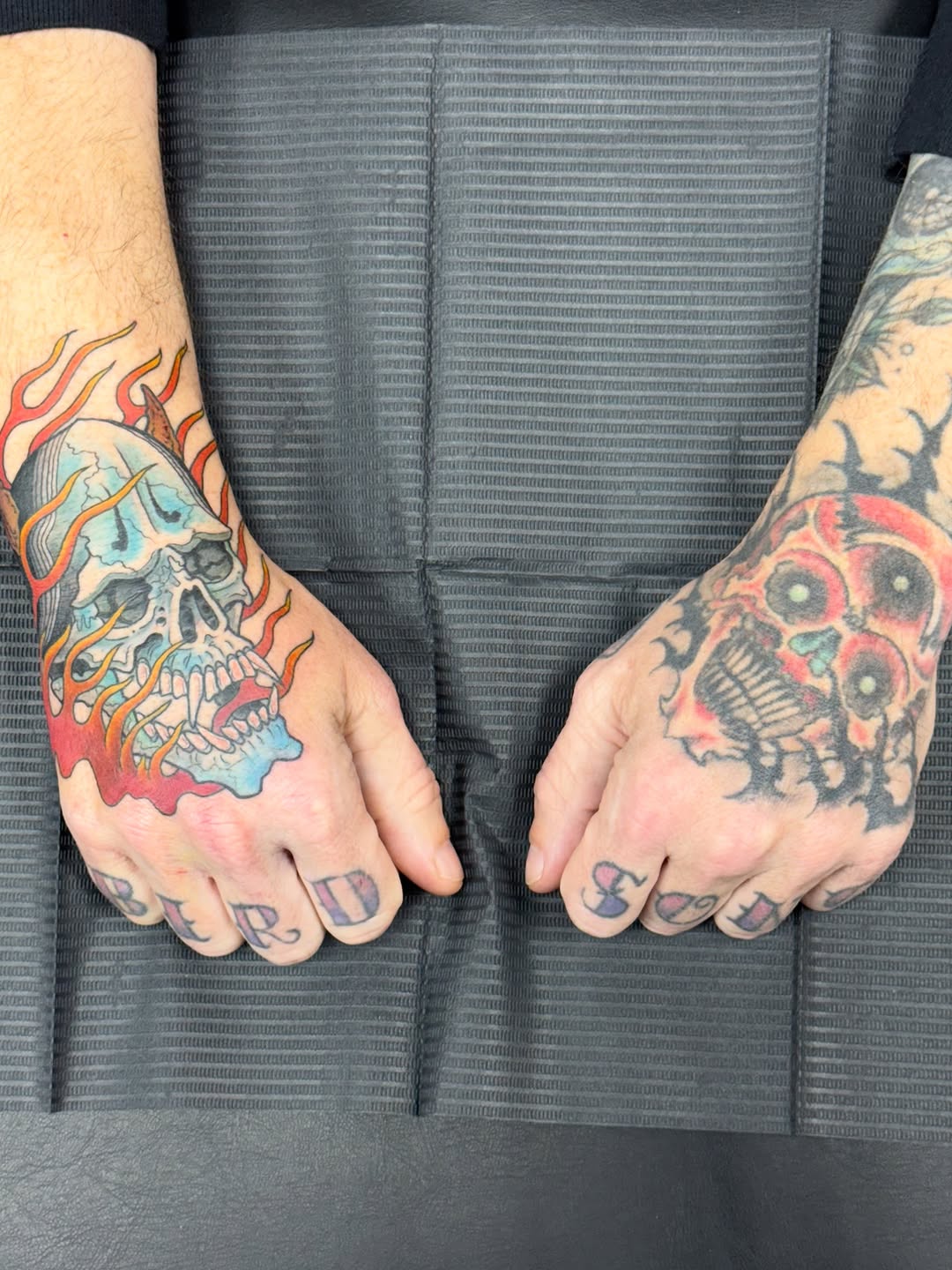Tattoo by @birdshizzel — american_traditional, neo_traditional