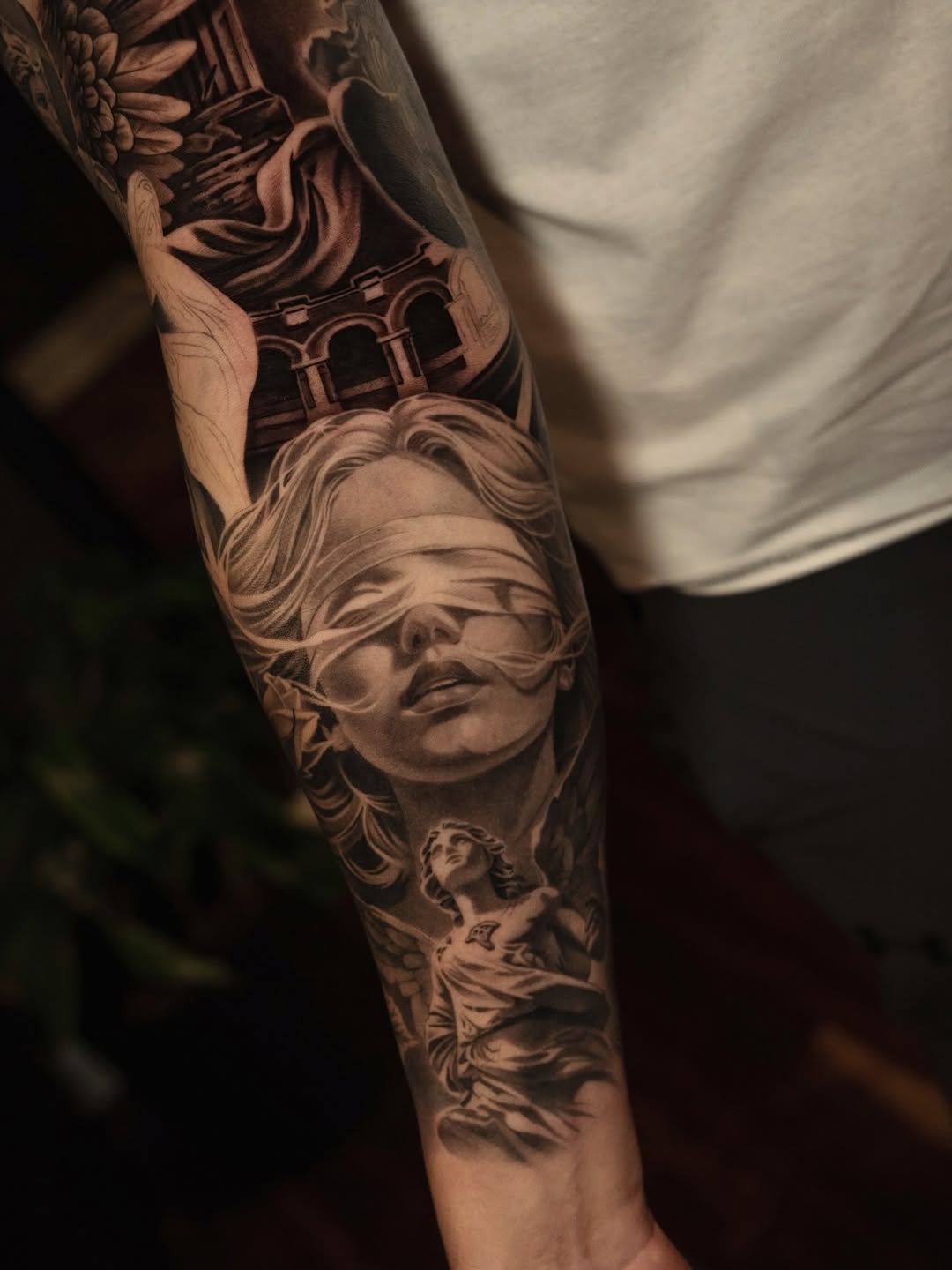 Tattoo by @kotytattoos — realism, black_and_grey