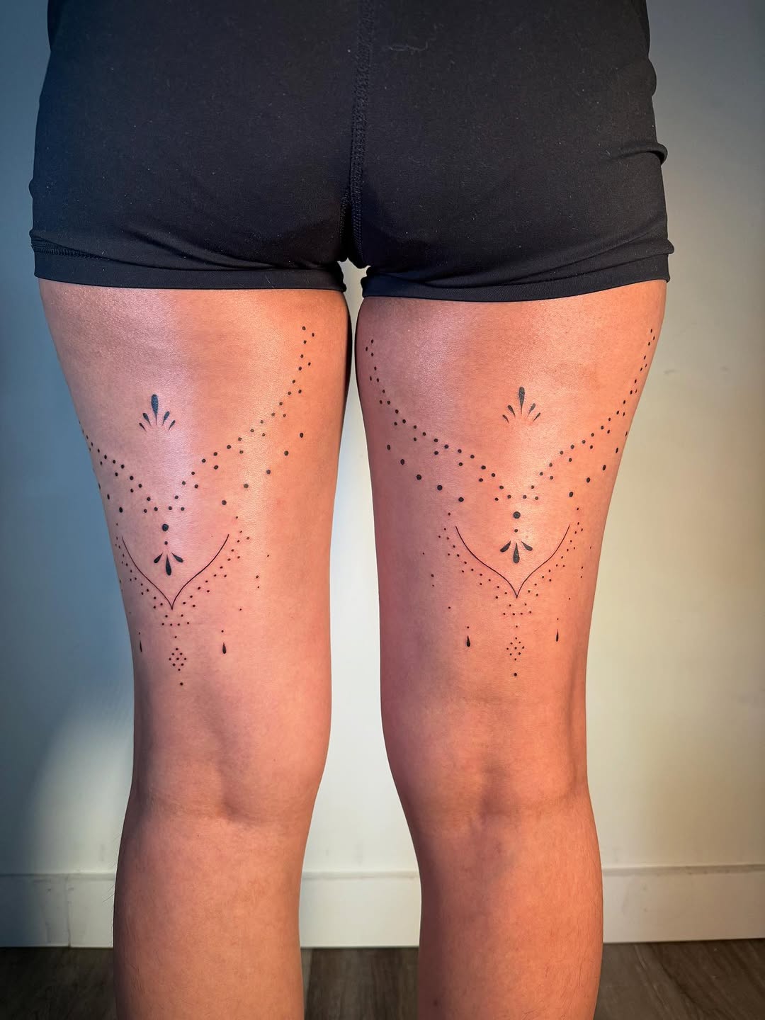 Tattoo by @marcepul.ink β dotwork, ornamental