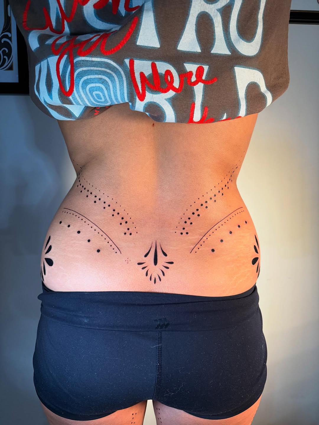 Tattoo by @marcepul.ink β dotwork, ornamental