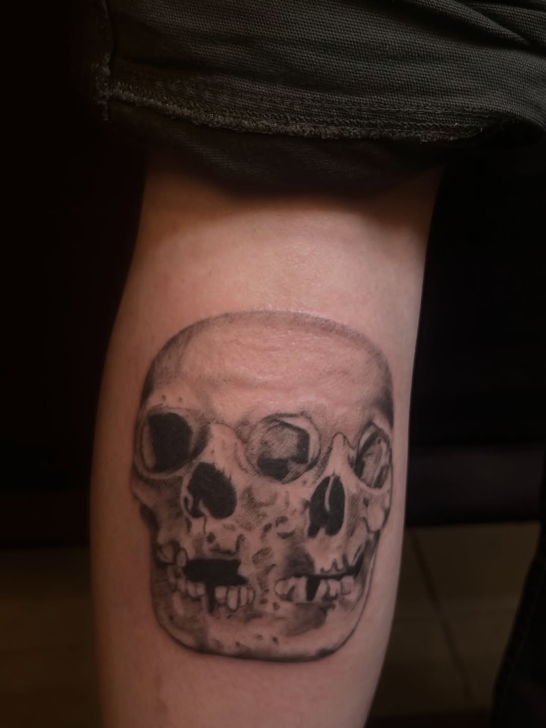 Tattoo by @nomadic.designs β realism, black_and_grey