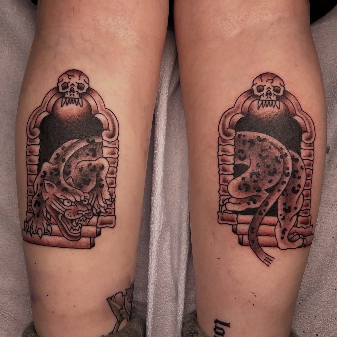 Tattoo by @rubyparkertattoos — american_traditional, black_and_grey