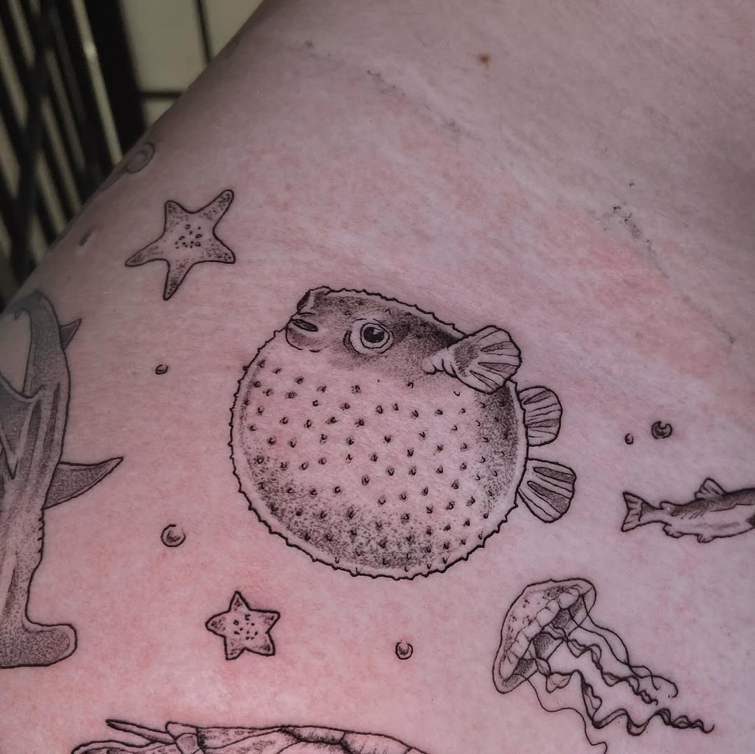 Tattoo by @tattoosbylibbey — black_and_grey