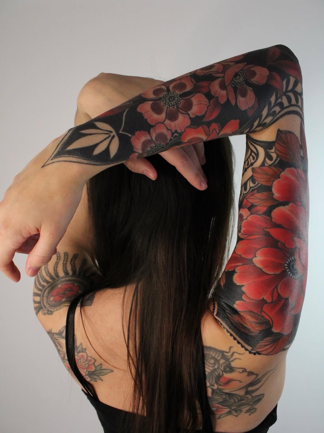 Tattoo by @attackofthe50footwoman — japanese_irezumi, blackwork